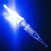 Drawup Esca luminosa a LED per pesca in 4 colori, esca luminosa per acqua dolce notturna - Attrattore in plastica da 73,5 mm con CR425 per batteria (blu)