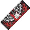 WDdZzyy Guitar Wings Rose Flame stampato stuoie di yoga di viaggio spessore 1 mm Per pavimento antiscivolo, con borsa per il trasporto tapete para ejercicio 180,3x66 cm