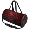 GuoChe Borsone sportivo rotondo leggero con tasca interna borsa da palestra per uomo donna borsone per viaggi sport Galaxy S9 stampa pelle di serpente stampa scaglie di drago - motivo pelle di animale