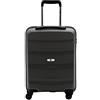 BIBA Valigia da Viaggio Unisex in Polipropilene, Bagaglio Grande Travel Carri G CR28, Manico Trolley, Chiusura con Cerniera, Colore Nero
