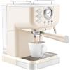 ClearFragrans Macchina per caffè espresso con montalatte, 20 bar, macchina per caffè espresso compatta, macchina porta colino, macchina per cappuccino, per caffè espresso e altri caffè fantasiosi, 1,5