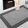 DOMUSTEX Tappeto Cucina 80 x 120 cm, Tappeto Antiscivolo e Lavabile in Lavatrice, Tappetino d'Ingresso Assorbenti per Cane, Corridoio, Bagno, (Imballaggio Rotolo)