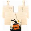 Housoutil Tagliere In Legno Con Maniglia 9X5.51 Pollici Artigianale Dipingere Per Attività Manuali Cucina Decorazione
