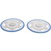 FABULETTA Set di 2 supporti per mocio compatibili con ECOVACS per DEEBOT per T30 per OMNI, per T30 PRO, T30S per COMBO, T50 & N30 Serie, ricambio in plastica (blu)