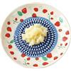 Générique Piatto Grattugiare in Ceramica,Piatto in ceramica con motivo fruttato manuale | Ciotola per grattugiatore per verdure | Ciotola per cioccolato fragola cottura dessert alimentare