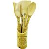 Generico ''Condita con amore'' Set Accessori da Cucina Utensili in Legno Cucchiaio Spatola Forchettone Personalizzati Idea Regalo Originale Festa della Mamma Compleanno Natale Incisione Laser Regina