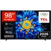 Tcl - Smart Tv Qd-mini Led 4k 98 98p8l-nero