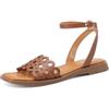 QUEEN HELENA Sandali Bassi con Cinturino Donna ZM9739 (Marrone, Sistema Taglie Calzature EU, Adulto, Donna, Numero, Media, 40)