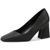 QUEEN HELENA Scarpe Eleganti con Tacco Décolleté a Punta Chiusa Donna ZM9803 (Nero, Sistema Taglie Calzature EU, Adulto, Donna, Numero, Media, 39)