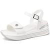 QUEEN HELENA Zeppe Sandali Platform Donna X30-205 (Bianco, Sistema Taglie Calzature EU, Adulto, Donna, Numero, Media, 39)