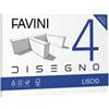 FAVINI Album Favini 4 - 33 x 48 cm - 220 gr - 20 fogli - liscio - Favini (unità vendita 5 pz.)