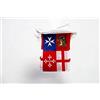 AZ FLAG Ghirlanda 6 Metri 20 Bandiere Italia Quattro Repubbliche Marinare 21x15cm, Bandiera Italiana 15 x 21 cm - Festone Bandierine