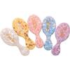 BFBZYME Mini Pettine Personalizzato A Cuscino D'aria Per Frangia, Spazzola Per Capelli Tascabile Con Nome Personalizzata Inciso, Pettine Viaggio Piccolo In Acetato, Regalo Estetico Per La Cura Di Sé