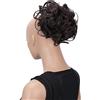 CAISHA Chignon Pezzo Di Capelli Treccia Chignon Chignon Hepburn Cravatta Per Capelli Updos Marrone Cioccolato HK103