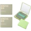 TAHJOS 300 Salviette Assorbi Sebo, Fogli Salviette Opacizzanti Viso, Blotting Paper Viso, Con Specchio E Puff, Opacizzante Per Pelle Grassa, Facile Da Portare Ovunque(B)