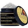 wodemate Gel per capelli per treccia di capelli - fissaggio a cera per capelli per contorni, gel per capelli afro per donne, Edge Control Styling Wax, tenuta forte, non grassa, 128G