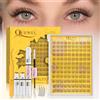 QUEWEL Kit Extension Ciglia Presenta Ciglia Finte Ciuffetti Naturale C Da 0,07 Mm, Include Un Adesivo 2 In 1 E Una Pinzetta, E Adatto Sia Per Il Trucco A Casa Che Per Le Occasioni Speciali (E-KIT)