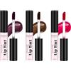 LOPHE Peel off Lip Gloss, 3 Colori Lip Stain Peel Off Masque, Tinta per Labbra Lunga Nude a Lunga Durata, Impermeabile, Trucco Peel Off con Finitura Opaca#A