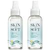 Avon Skin So Soft olio originale con piccolo vestito nero viola