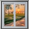 ACJSDGL Finestra con zanzariera 130x130cm Zanzariere con striscia zanzariera anti mosca facile da aprire e installare che non richiede foratura,nero