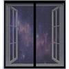 DOGUO Magneti Rete Anti Zanzare Zanzariera 75 x 190 cm Anti Zanzare Insetti Zanzariera Chiusura Automatica Zanzariera Finestra Apribile Tenda Traspirante For Porte/Finestra, Nero