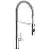 FRANKE 115.0486.993, Rubinetto per lavello da cucina Fox semi-pro, Cromo