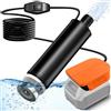 MAKBOS Pompa sommersa per batteria Dewalt 20 V max pompa acqua sporca pompa acqua piatta pompa di aspirazione pompa di aspirazione, pompa per piscina, cantina, piscina, irrigazione giardino, lavaggio auto