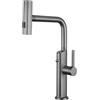 ESOP Rubinetto Cucina 3 Vie, Doccetta Estraibile, 4 Modalità Miscelatore, Grigio | Miscelatore Cucina Tre Vie per Sistemi Osmosi Filtro L'acqua, 4 Modalità Rubinetti Monoleva Monocomando per Cucina Lavello