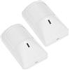 Acouto Sensore di Movimento PIR Cablato, Doppio Rilevatore a Infrarossi con Tecnologia Pet Immune per di Allarme di Sicurezza Domestica, Portata 90° Grandangolare 8 M, 15 Kg Adatto Ad (2PCS)
