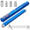 TXHKNX 5 Pezzi Set di Prolunga Chiave a Cricchetto Offset, Set di Barre di Estensione a Impatto, Offset Extension Wrench 1/2, 3/8, 1/4 in Acciaio Forgiato per Meccanici, Garage, Fai da Te, 39cm