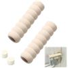 SHPUJUN Protezione Maniglia Porta, Copri Maniglia Porta, Coprimaniglia Porte, Lot de 2, Protezione Maniglia Push-Pull, Colore Nero