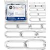 NietFullThings Catena acciaio inox A4 V4A AISI 316 Ø3 mm maglia lunga 3 m - DIN 5685 / DIN 766 - carico di rottura indicativo 440 kg - confezione 3 pz