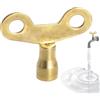 Generic Chiave valvola - Utensile per valvola multiuso, chiave di intercettazione 'acqua, chiave singola universale | Chiave portatile per interruttore valvola quadrato, rubinetto universale e H