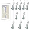 Place-it Ganci di base per foto da appendere (10x5=50 pezzi) - Combinate i ganci con corda e guida da galleria per appendere foto pesanti (5 kg)