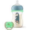 Avent Biberon natural response notte set regalo bambino 1 biberon da 260ml ciuccio ultra soft - philips avent