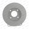 Ferodo 2x FERODO Disco freno Anteriore Ø257mm Altezza: 53,7mm Spessore: 26,2mm ventilato DDF2134C Compatibilità con NISSAN NV200 Van/Station Wagon, MITSUBISHI Lancer VIII Sedan CYA, CZA