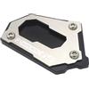 PHKODEI Prolunga Cavalletto Laterale Moto Per BMW Per R1250GS R1200GS LC ADV R1250GS Per Adventure Base Supporto Estensione Cavalletto Parcheggio Stabilità Accessorio Moto Laterale(Nero argento,R1200GS-A)