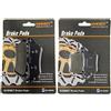 SOMMET Pastiglie freno Anteriori + Posteriore per KTM EXC 250 Inc TPi 2T 2011-2022/EXC 250 Racing 2006
