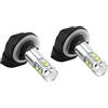 Tbest Lampadina 886 50 w Fendinebbia e Gruppo Fendinebbia 2PCS 12-24V 50W Lampadine per Fendinebbia a LED Ad Alta per Auto per Accent