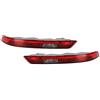 Generic Fanale posteriore dell'auto Paraurti posteriore auto fanale per indicatori di direzione luce freno con lampadina Q5 2018-2021 per lampada segnalazione 80A945069A 80A945070A