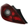 GV-ZONE Fanale posteriore sinistro esterno sinistro montaggio fanale posteriore fanale posteriore lato conducente luci posteriori compatibili con Opel Corsa D 3 porte 2006 2007 2008- fumo VT1576L