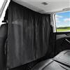 Etomvoop Tendine divisorie per auto, 190 x 120 cm, grandi tende per privacy auto, colore nero, divisorio per sedile anteriore posteriore, per finestrino laterale, parasole universale, per auto, camper, T5, T6