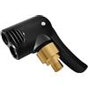 Woetwoat Universale Connettore Valvola Pneumatica, Ugello Gonfiabile Connettore Valvola Gonfiaggio Pneumatici, 2 in 1 per Gonfiatori Pompa d'Aria Compressore (1 PCS, Non deflatable)