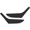 HLJNLVBN Modanatura Interni Auto Maniglia Copertura Per Portiera Interna Sinistra E Destra Per Per Golf 6 Per GTI 2009-2014(Black 2PCieces)