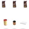 HOFFCAR Kit tagliando 3 FILTRI e 3L OLIO M compatibile con Lancia Delta III (844) 1.4 T-Jet 88kw dal 2008