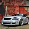 AUTOVISION Per Audi TT Mk1 8N Cupra Spoiler per paraurti anteriore Lip Body Kit Nero (3 pezzi)