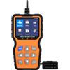 Bwaliffury OBD2 Diagnosi Auto,Bwaliffury Scanner OBD2 e Tester Batteria in Italiano,Strumento Professionale di Lettura dei Codici Diagnosi OBDII per Monitorare la Spia del Motore,Dati in Tempo Reale (Arancione)