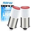 SOFOC Lampadina LED BA9S Rossa Cruscotto, Macchina Arcade, Torcia, Illuminazione Decorativa & Indicatore 6V 1W 2Pcs