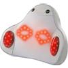 Real Relax Cuscino massaggiante schiena con calore grafene 3D Shiatsu massaggio per collo, spalle, parte bassa della schiena, intensità regolabile, supporto lordosi per sedia da ufficio, regalo per