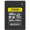 Sony Scheda CFexpress resistente di tipo A G 1800 MB/S / W 1700 MB/S 480 GB "